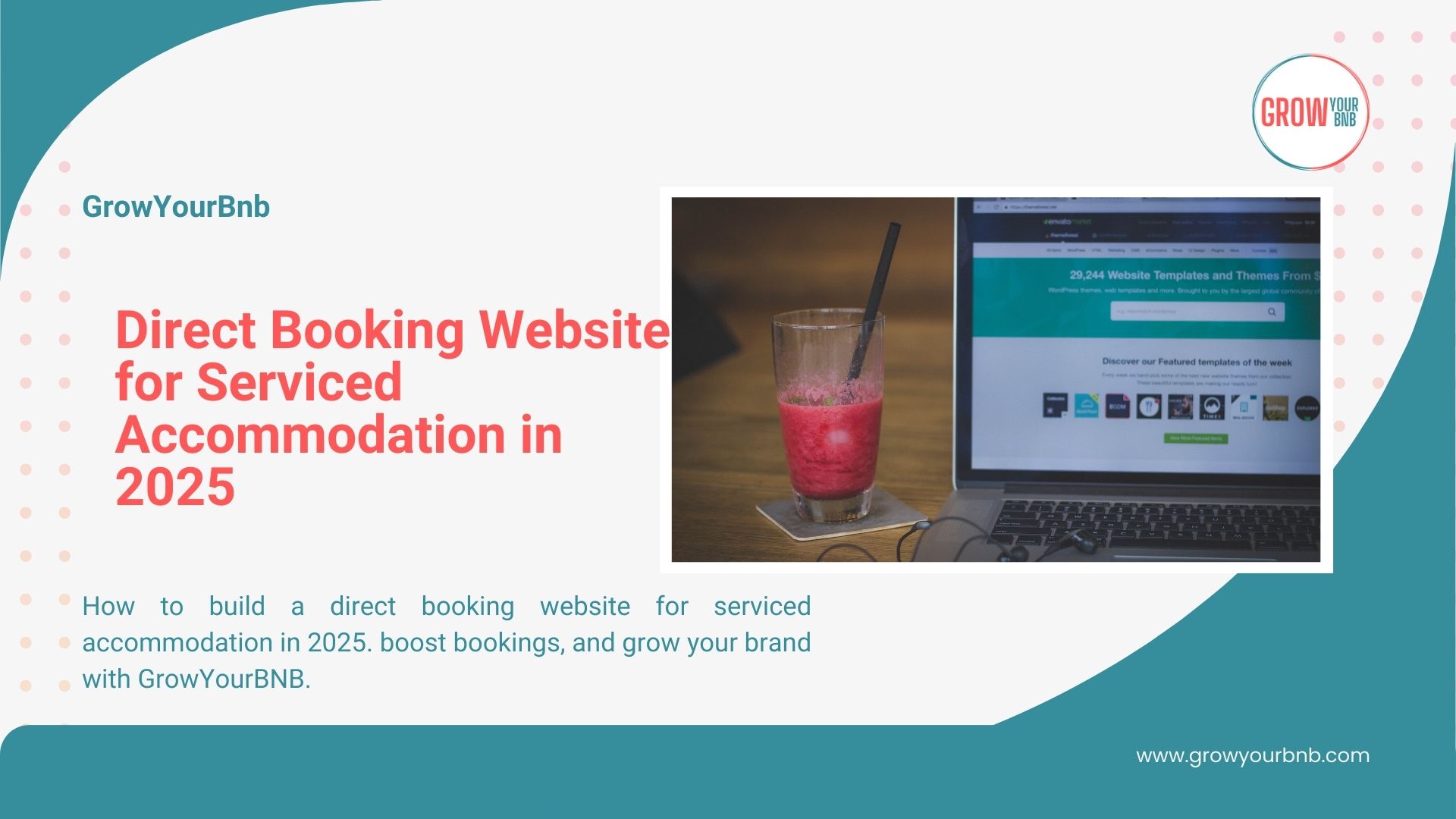 Direct Booking Website for Serviced Accommodation