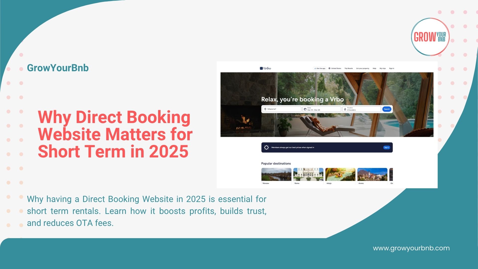 Direct Booking Website