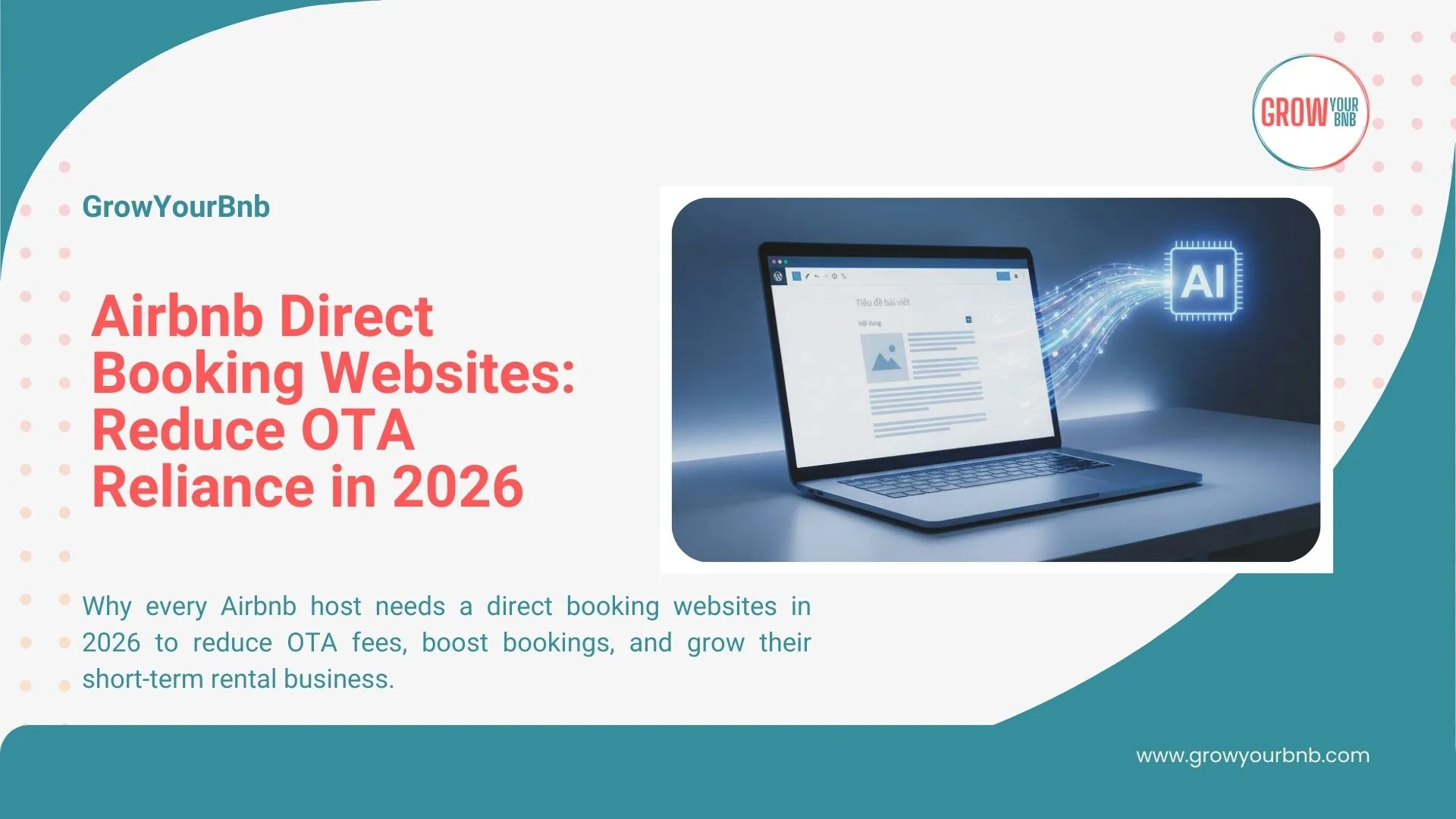 Airbnb Direct Booking Websites: Reduce OTA Reliance in 2026