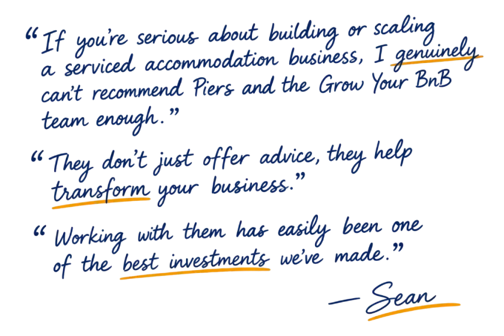 Sean's serviced accommodation success story with Grow Your BnB